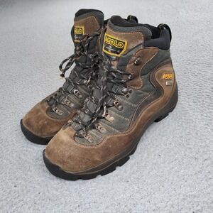 Asolo Trail Hiking Boots Mens Size 10.5 Brown Suede Gore-Tex Waterproof Vibram